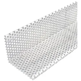 DAPRONA Kiesfangleiste 100cm 1mm Materialstärke Aluminium Silber
