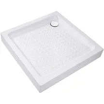 WELLTIME Eckduschwanne WELLTIME "Trento", weiß, B:90cm H:15cm T:90cm, Duschwannen