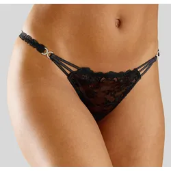 LASCANA String, mit dekorativen Strass-Schnallen LASCANA schwarz 36/38