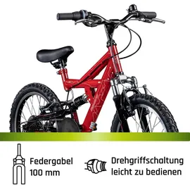 Galano FS180 20 Zoll RH 31 cm Rot