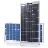 Flexibel Doppelseitige Solarpanel 12V Monokristalline Flexible Solarmodul 12 Volt für 12V Batterien Wohnwagen Wohnmobil Boot Yacht Marine