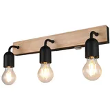 meineWunschleuchte Wandleuchte 3-flammig (45cm) MPNR braun