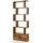Costway Bücherregal Holz 183 x 70 x 23 cm Braun
