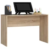akord furniture factory AKORD B17 in der Farbe Sonoma-Eiche B120 x H79 x T50 cm - PC-Schreibtisch | Office Desk | Computertisch Eichenfarben
