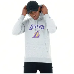 NEW ERA Herren Kapuzensweat TEAM LOGO PO LOSLAK, GREY, M