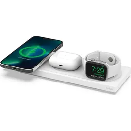 Belkin BoostCharge 3-in-1 Charging Pad with MagSafe weiß (WIZ016vfWH)