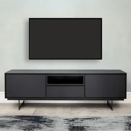 Furnhouse Lowboard 160x50 cm Schwarz Holz