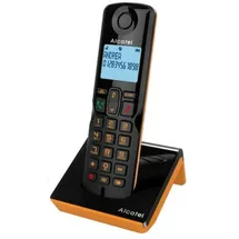 Alcatel S280 SOLO ORANGE, DECT-Telefon, Anrufer-ID Schwarz, Orange, Telefon, Schwarz, Orange