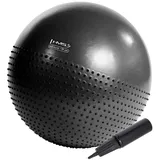 HMS Gymnastikball mit massagenoppen yb03 HMS YB03N 75 cm schwarz - Schwarz