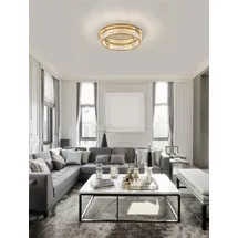 Nova Luce Aurelia LED Deckenleuchte Gold