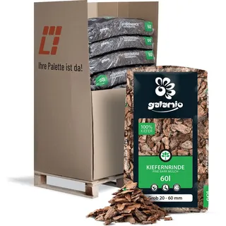 Galamio Rindenmulch Kiefer Grob 60l x 13 Sack 780l Palette - 780 l
