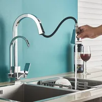 3 Wege Wasserhahn Ausziehbar Wasserfilter Brause Küchenarmatur Trinkwasserhahn