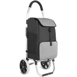 Inateck Einkaufstrolley schwarz grau 41 l