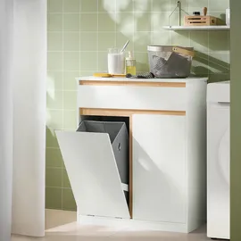 SoBuy Badezimmerschrank 71 x 85 x 33 cm Weiß