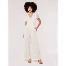 Apricot Jumpsuit figurbetont Weiß L