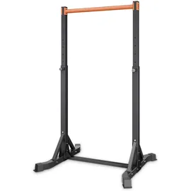 Vevor Klimmzugstange tragbare Klimmzugstation Power Dip Station mit 150 kg Tragkraft, freistehend mit H-Rahmenkonstruktion & Stahlrohr, 8-fach höhenverstellbar, Training von Armen Rücken Brust