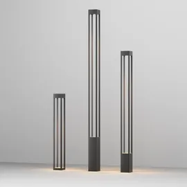 Maytoni Elbe Außenpoller Metall 200 cm 25 W inkl. LED-Lampe grau