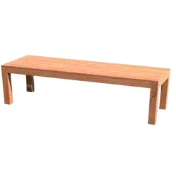 Lex Premium Teak Wartebank Gartenbank Sitzbank Parkbank Holzbank nachhaltig 180cm : 180 cm