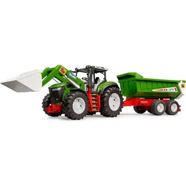 Bruder ROADMAX Traktor mit Frontlader und Kippanhänger