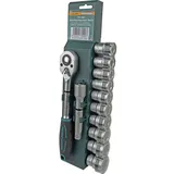Brüder Mannesmann Werkzeuge Steckschlüsselsatz metrisch 1/2" 12-tlg.