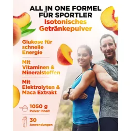 Vit4ever Isotonic Plus Eistee Pfirsich Drink 1050 g