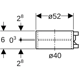 Geberit Elektro-Schweißmuffe DN 40, PE-HD