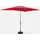 sweeek Rechteckiger Sonnenschirm 200 x 300 cm Rot