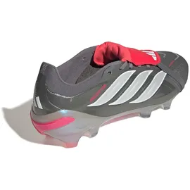 adidas Predator Pro FG Herren Iron Metallic/Zero Metallic/Lucid Red 43