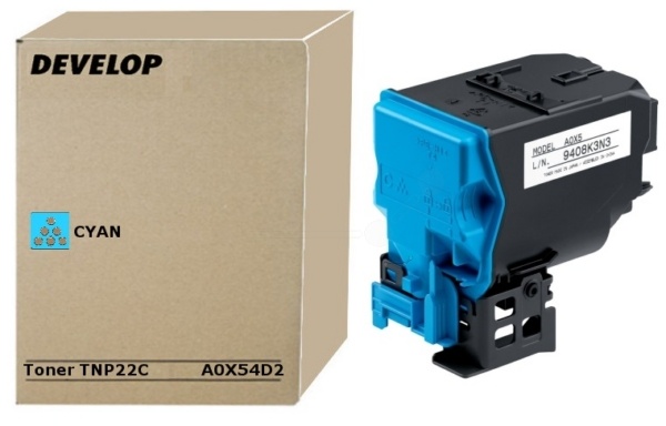 Original Develop A0X54D2 / TNP22C Toner cyan