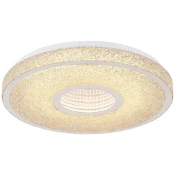 Deckenleuchte Deckenlampe Wohnzimmerleuchte Kristalle 3D Effekt LED D 38 cm