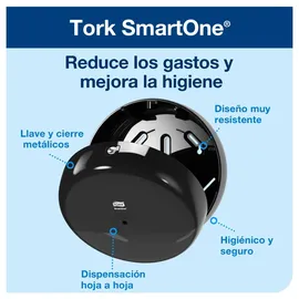 TORK SmartOne® Spender für Toilettenpapier T8 Hohe Kapazität, Elevation Linie, 680008
