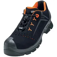 uvex 2 MACSOLE® Halbschuhe S1P schwarz, orange Weite 10 Gr. 49 - Schwarz - 49