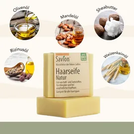 Savion Haarseife Natur für alle Haartypen 85 g