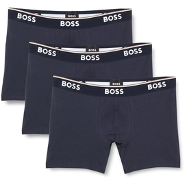 Boss Herren Boxer Briefs, 3er Pack, Open Blue 480, S