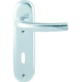 HOPPE Tôkyô Kurzschildgarnitur grau/Aluminium 1710/273KP