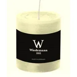 Wiedemann Kerzen Elfenbein Rustic Kerzen, durchgefärbte Stumpenkerzen inkl. ASF 130 x 78 mm