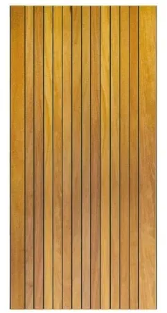 Elephant Hartholz Gartentür Stripes Black 100x180cm ohne Schlossfräsung und Beschlag