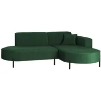 Kaiser möbel Ecksofa, Sofa L-Form Designer Modena Rein stoff