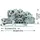WAGO GmbH& Co. KG Installationsetagenklemme N/L/PE grau