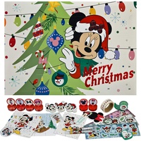 Undercover MINE8024 Adventskalender für Mädchen mit 24 Schreibwaren Überraschungen, Zauberhaftes Disney Minnie Mouse Motiv, ca. 45 x 32 x 3 cm