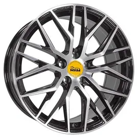 MAM RS4 7 x 16 4 x 108 ET35 ML63,4 Schwarz Poliert