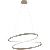 EGLO Ruotale 3-flg. Ø 70 cm geschwungen sand