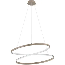 EGLO Ruotale 3-flg. Ø 70 cm geschwungen sand