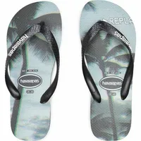 Havaianas Sandalette Flip Flops für Männer Havaianas Photoprint Grau Tafel