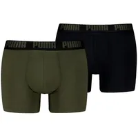 Puma Everyday Basic Boxershorts Blau / Grün M 2er Pack