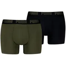 Puma Everyday Basic Boxershorts Blau / Grün M 2er Pack