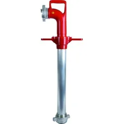 Hydrantenstandrohr, DN 80, ohne Absperrung, drehbar, Abgang 1 x Storz C, L:985mm