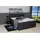 Roller Boxspringbett 200 x 200 cm H2/H3 Anthrazit