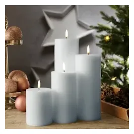 uYuni LED Kerze THEA 15 cm 7,8 cm weiß