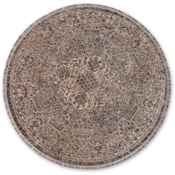 Teppich ASTRA, beige, B:160cm L:160cm Ø:160cm, Obermaterial: 100% Polyester, Teppiche